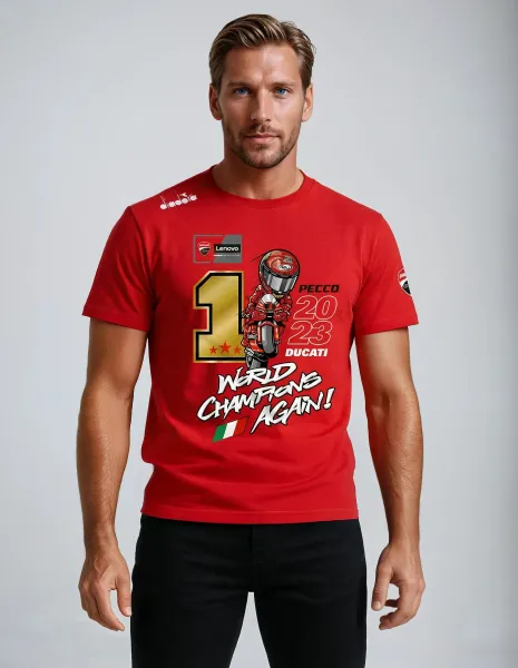 Ducati Corse World Champion Pecco Bagnaia T-Shirt